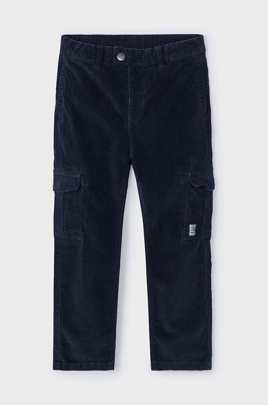 Детские брюки карго Mayoral штрукс, темно-синий 
Детские брюки карго Mayoral штрукс, темно-синий