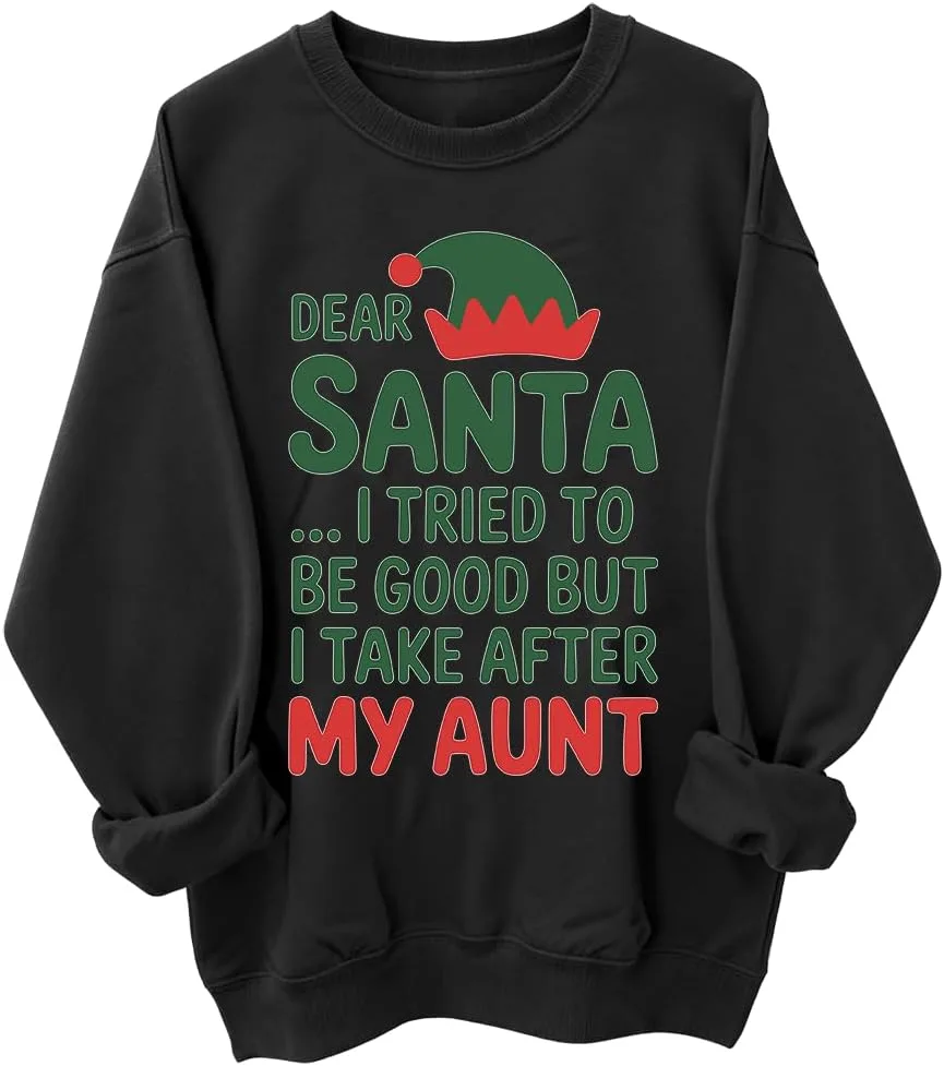 Свитшот с капюшоном "Дорогой Санта, я старался быть хорошим, я пошел в тетю" woati
Свитшот с капюшоном "Дорогой Санта, я старался быть хорошим, я пошел в тетю" woati