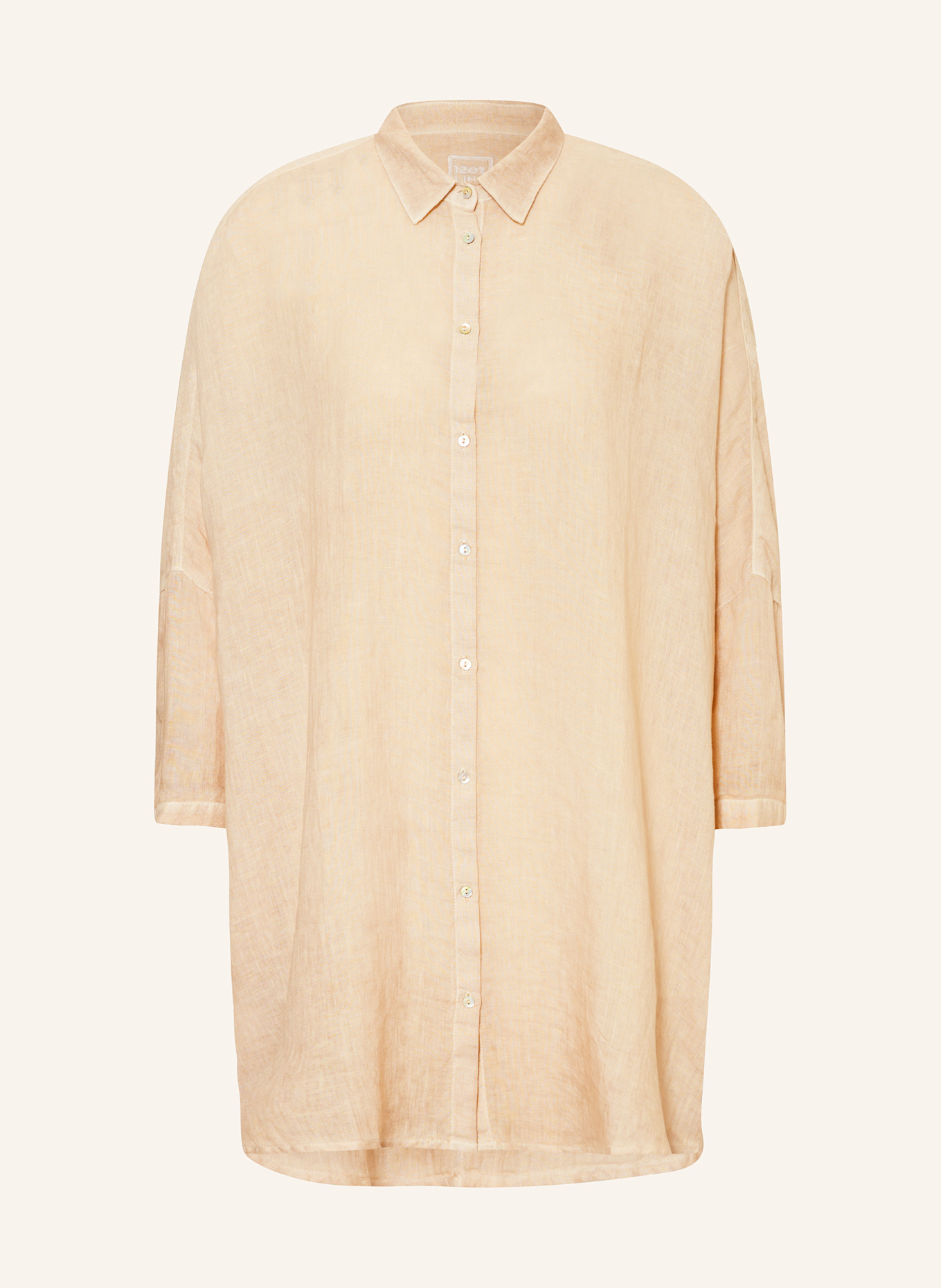 Блузка-Рубашка свободного кроя из льна с рукавами 3/4 120%Lino, бежевый
Блузка-Рубашка свободного кроя из льна с рукавами 3/4 120%Lino, бежевый