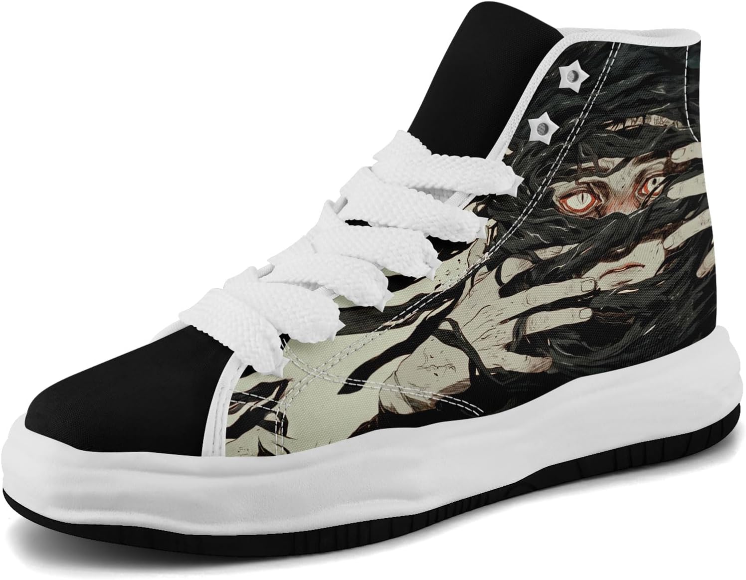 Высокие кеды из холщовой ткани с черепами для мужчин и женщин, повседневная и комфортная обувь для скейтбординга, готический дизайн, противоскользящие теннисные кроссовки Coolcustomize, черный
Высокие кеды из холщовой ткани с черепами для мужчин и женщин, повседневная и комфортная обувь для скейтбординга, готический дизайн, противоскользящие теннисные кроссовки Coolcustomize, черный