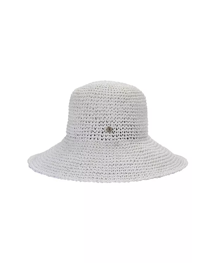 Женская однотонная вязаная складная шляпа-клош kate spade new york, белый
Женская однотонная вязаная складная шляпа-клош kate spade new york, белый