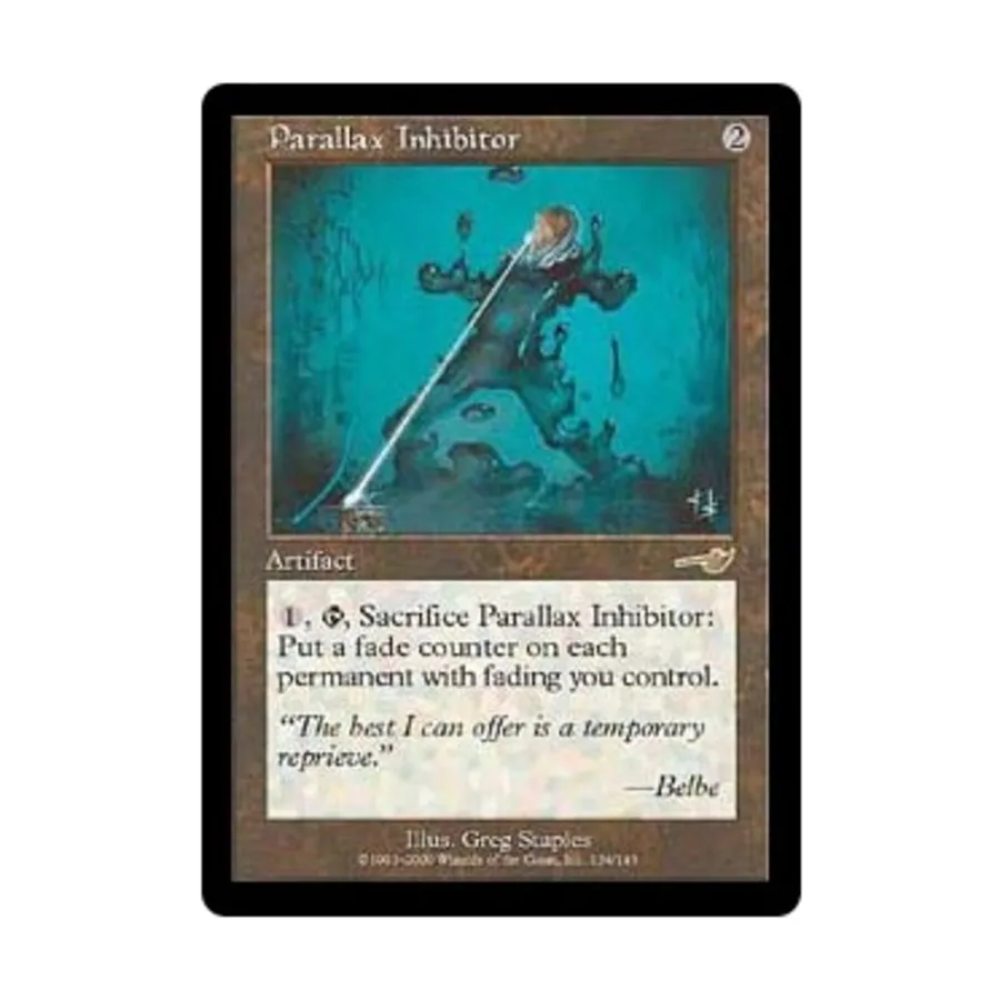 CCG Ингибитор параллакса (R), MTG - Nemesis
CCG Ингибитор параллакса (R), MTG - Nemesis