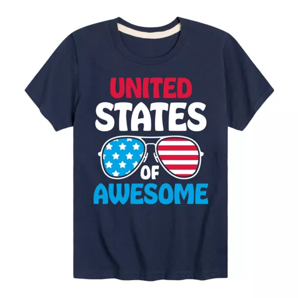 Футболка для мальчиков 8-20 лет с принтом "Соединенные Штаты крутости" Licensed Character, синий
Футболка для мальчиков 8-20 лет с принтом "Соединенные Штаты крутости" Licensed Character, синий