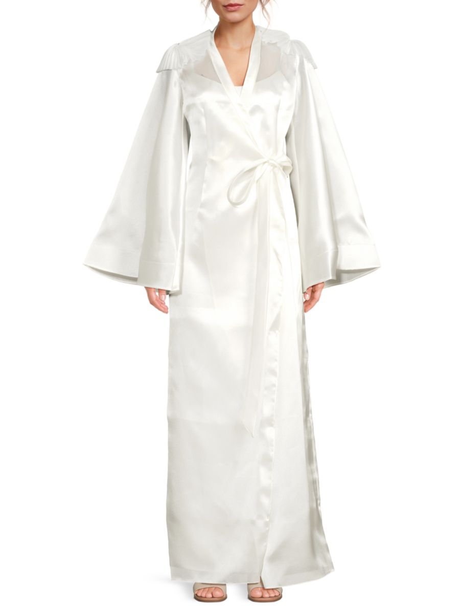 Комплект из 2-х предметов: халат и платье Andrea Iyamah, белый
Комплект из 2-х предметов: халат и платье Andrea Iyamah, белый