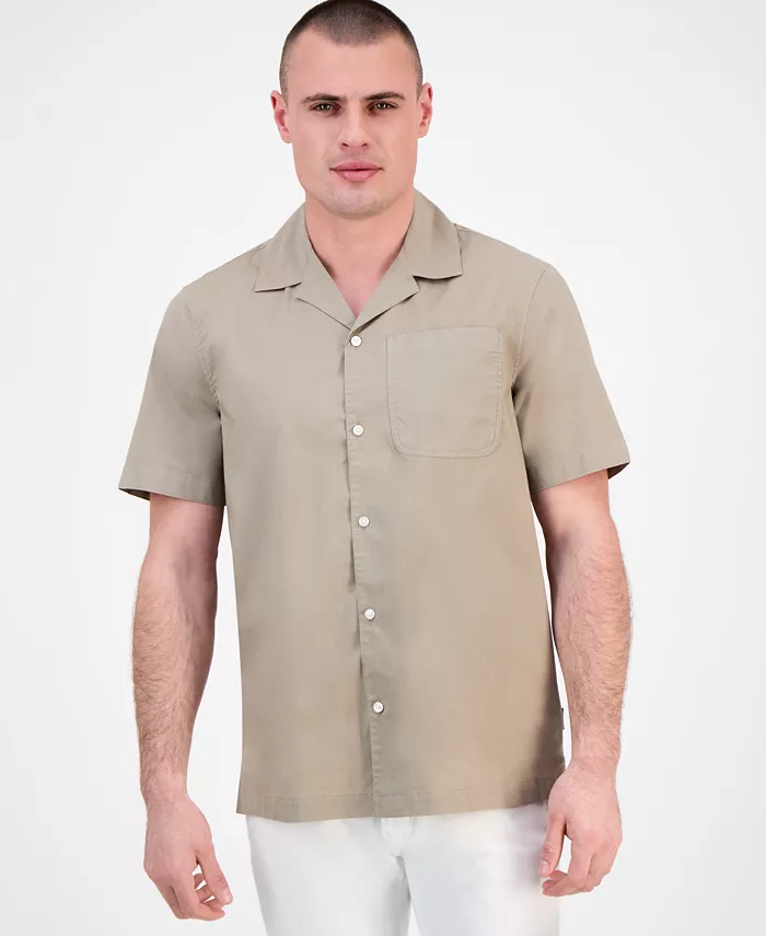 Мужская рубашка свободного кроя однотонная Michael Kors, зеленый
Мужская рубашка свободного кроя однотонная Michael Kors, зеленый