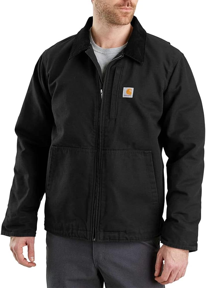 Carhartt мужская куртка Full Swing Loose Fit из постиранной утки с подкладкой из флиса, Black
Carhartt мужская куртка Full Swing Loose Fit из постиранной утки с подкладкой из флиса, Black