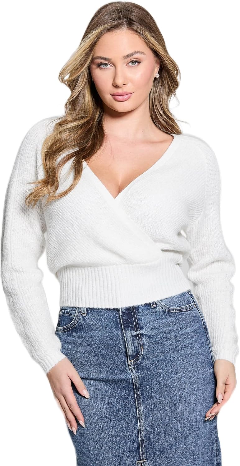 Женский свитер GUESS Eco Ls Surplice Cable Kellie, Dove White
Женский свитер GUESS Eco Ls Surplice Cable Kellie, Dove White