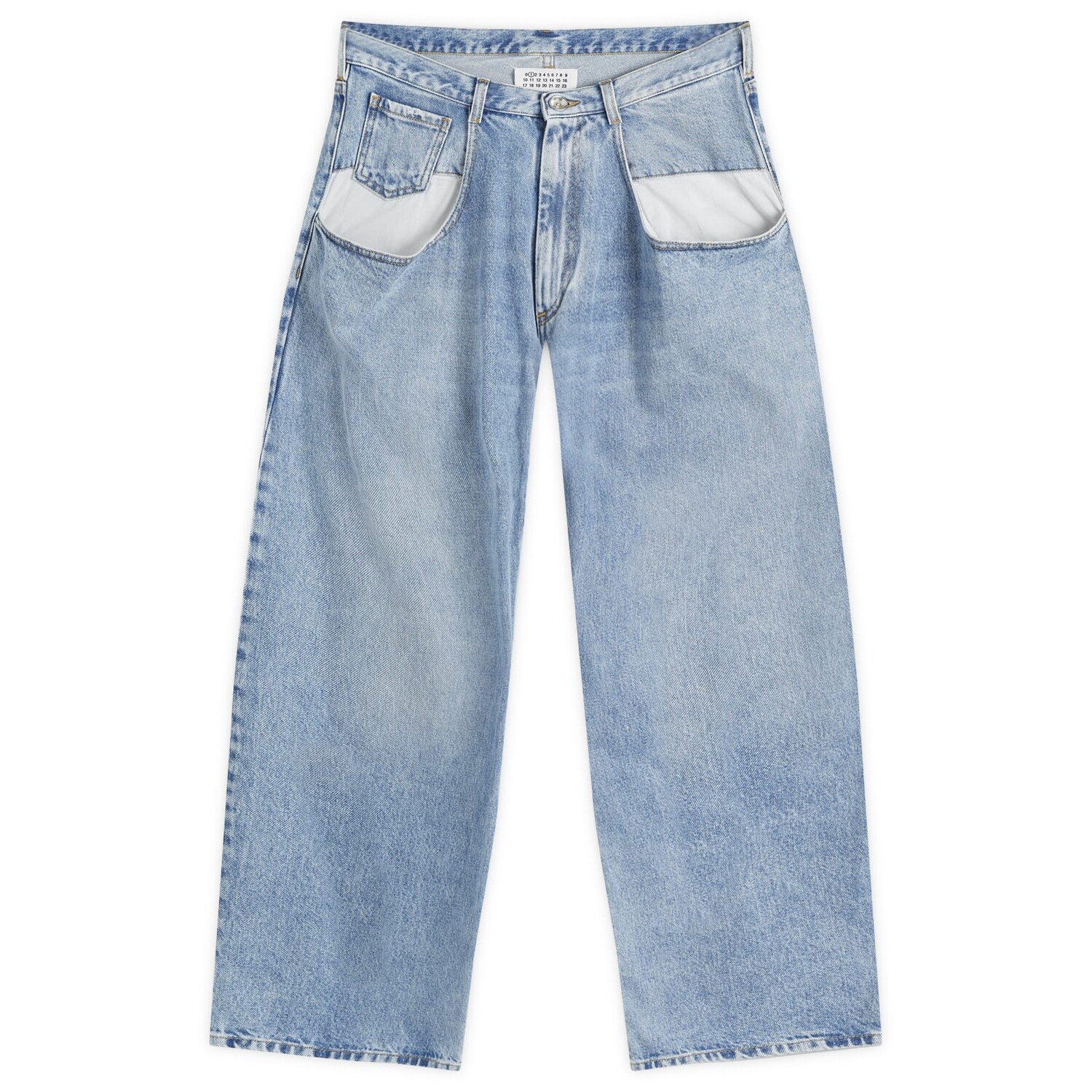 Джинсы Maison Margiela 5 Pockets Contrast Boyfriend Jeans, цвет Denim 
Джинсы Maison Margiela 5 Pockets Contrast Boyfriend Jeans, цвет Denim