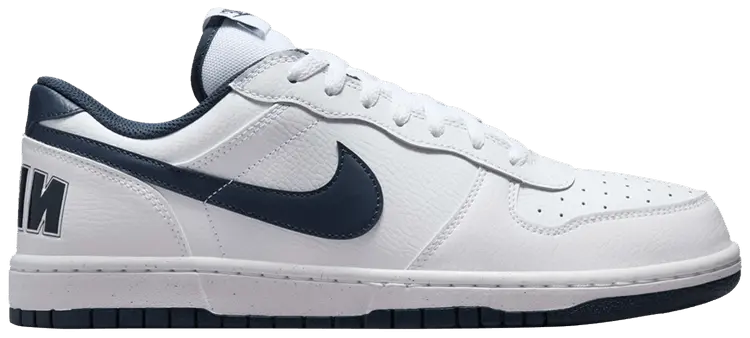 Кроссовки Nike Big Nike Low 'White Midnight Navy' 2024, белый 
Кроссовки Nike Big Nike Low 'White Midnight Navy' 2024, белый