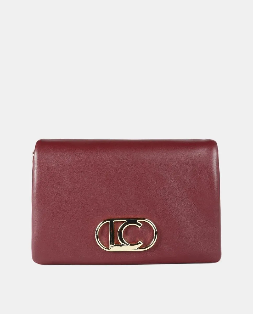 Сумка-бандо эффект кожи с тремя отделениями и клапаном Lola Casademunt, бордовый
Сумка-бандо эффект кожи с тремя отделениями и клапаном Lola Casademunt, бордовый