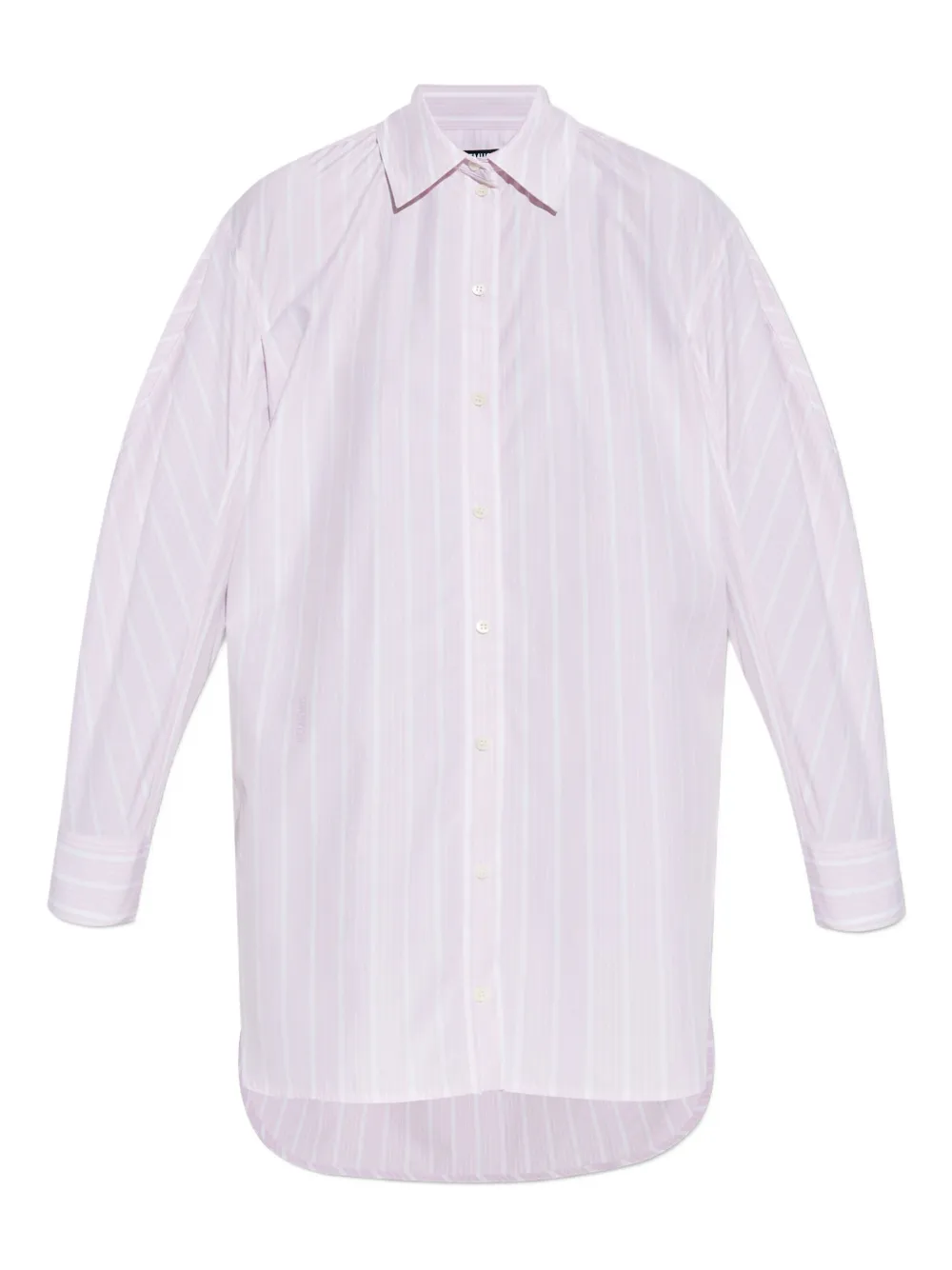 Полосатое платье-рубашка Jacquemus, розовый
Полосатое платье-рубашка Jacquemus, розовый