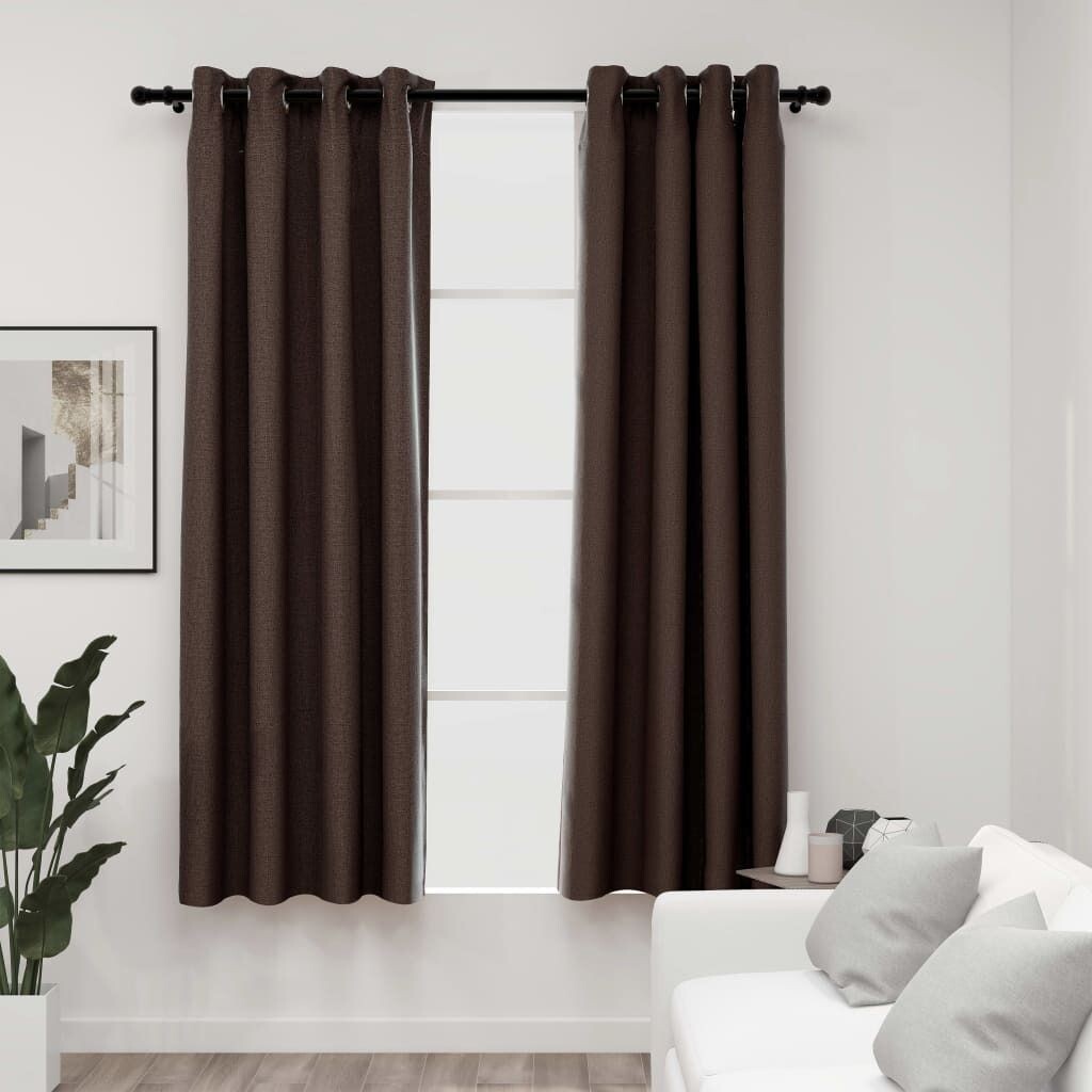 Шторы блэкаут с люверсами под лен, 2 шт. черные 140х175см DKD HOME DECOR, черный
Шторы блэкаут с люверсами под лен, 2 шт. черные 140х175см DKD HOME DECOR, черный
