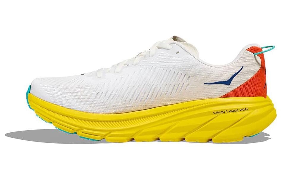 Кроссовки HOKA ONE ONE Rincon 3 White Eggnog, белый/желтый
Кроссовки HOKA ONE ONE Rincon 3 White Eggnog, белый/желтый