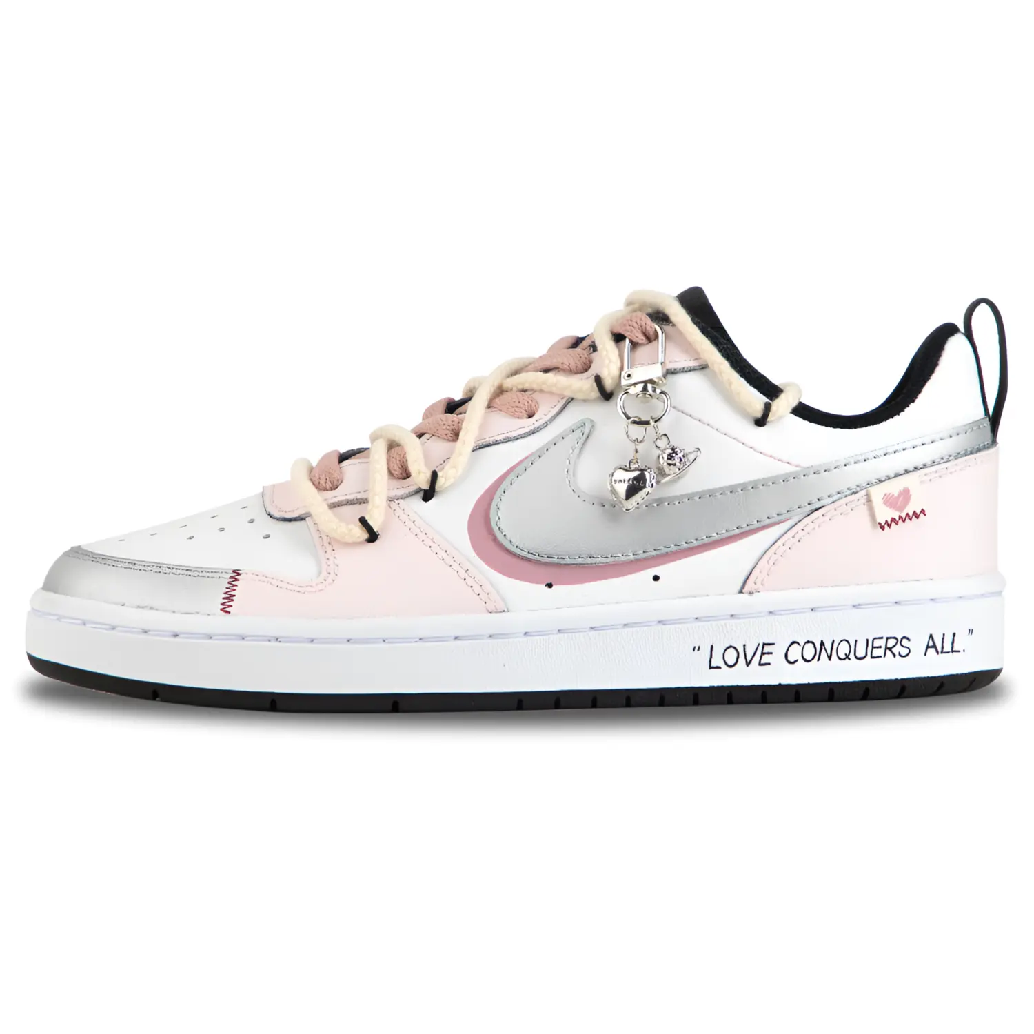 Nike Кроссовки для скейтбординга Court Borough Heart River Love Words с амортизацией, низкие, для детей, Silver Pink, для подростков
Nike Кроссовки для скейтбординга Court Borough Heart River Love Words с амортизацией, низкие, для детей, Silver Pink, для подростков