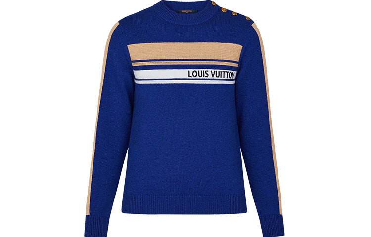 Свитер женский Louis Vuitton, синий 
Свитер женский Louis Vuitton, синий