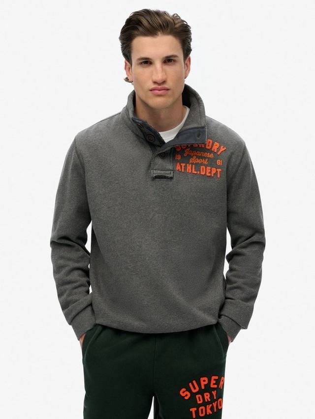Винтажный спортивный полузастёгивающийся свитшот Superdry, Charcoal Marl
Винтажный спортивный полузастёгивающийся свитшот Superdry, Charcoal Marl
