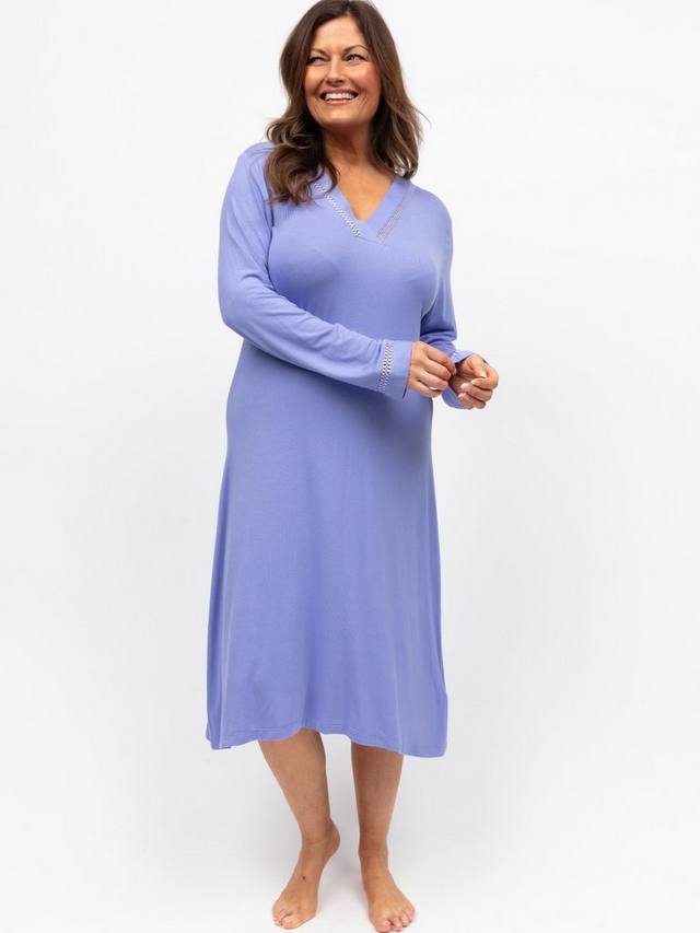 Ночная сорочка миди из джерси с кружевной отделкой Cyberjammies, Lilac
Ночная сорочка миди из джерси с кружевной отделкой Cyberjammies, Lilac