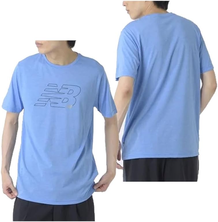 Мужская футболка New Balance с коротким рукавом, Dry Heather Tech Graphic Short Sleeve T-Shirt (MT41071), синий
Мужская футболка New Balance с коротким рукавом, Dry Heather Tech Graphic Short Sleeve T-Shirt (MT41071), синий