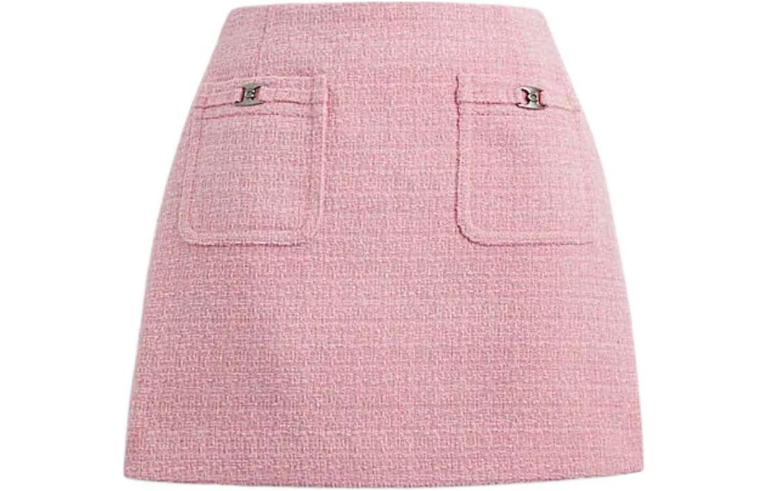 COACH Летняя юбка миди женская розовая SS24
COACH Летняя юбка миди женская розовая SS24