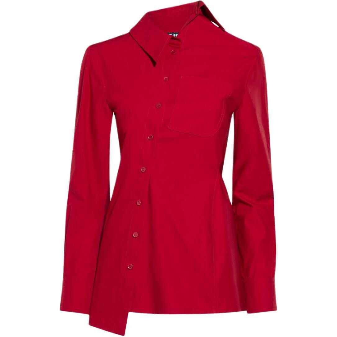 Рубашка женская темно-красная Jacquemus
Рубашка женская темно-красная Jacquemus