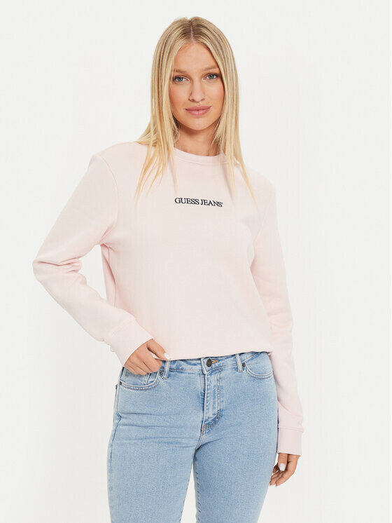 Толстовка классического кроя Guess Jeans, розовый
Толстовка классического кроя Guess Jeans, розовый