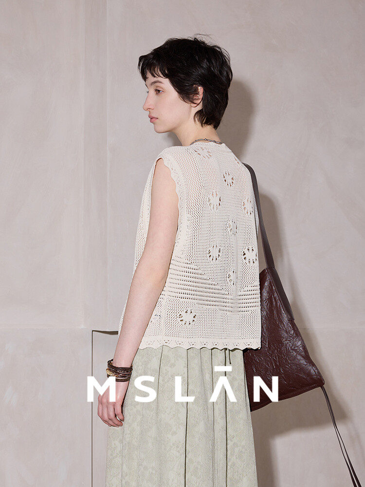 Жилет кружевной MSlan с V-образным вырезом и цветочным узором, кремовый
Жилет кружевной MSlan с V-образным вырезом и цветочным узором, кремовый