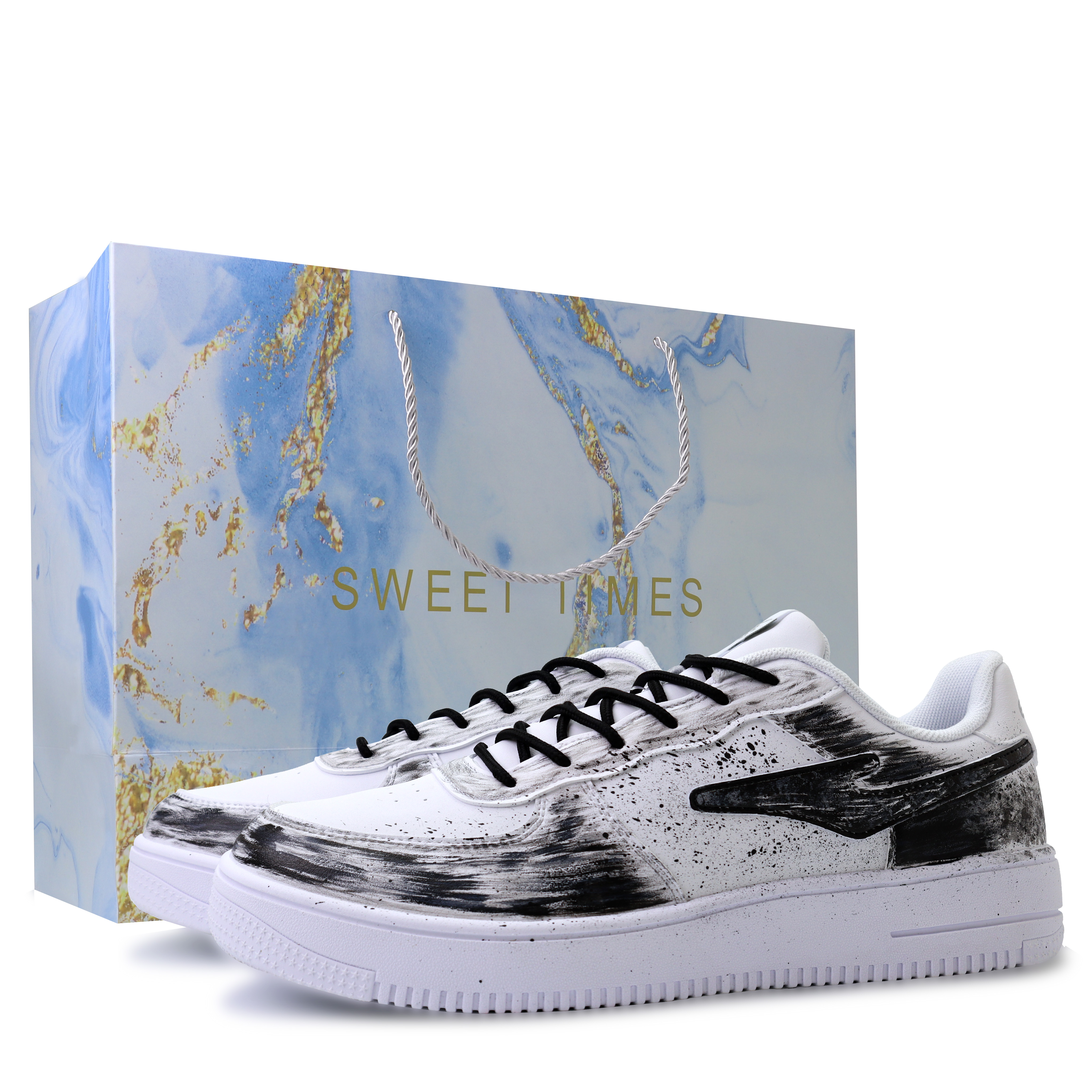 Erke Кроссовки для скейтбординга с амортизацией, износостойкие, низкие, мужские, черно-белые
Erke Кроссовки для скейтбординга с амортизацией, износостойкие, низкие, мужские, черно-белые