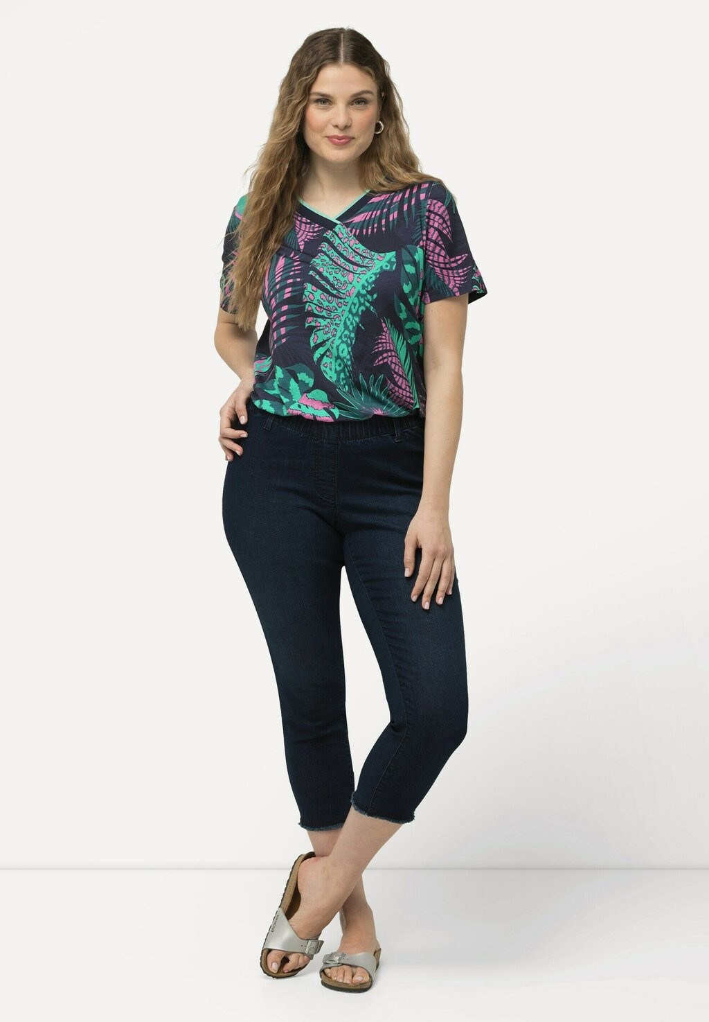 Джеггинсы RAW HEM Ulla Popken, темно-синий деним
Джеггинсы RAW HEM Ulla Popken, темно-синий деним