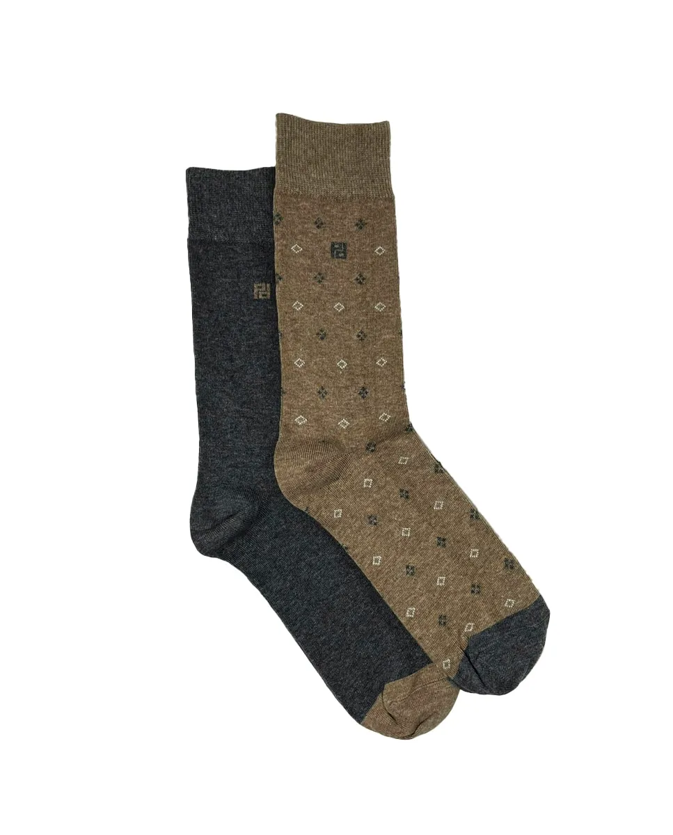 Пара высоких мужских носков черного и льняного цвета Pertegaz, многоцветный
Пара высоких мужских носков черного и льняного цвета Pertegaz, многоцветный