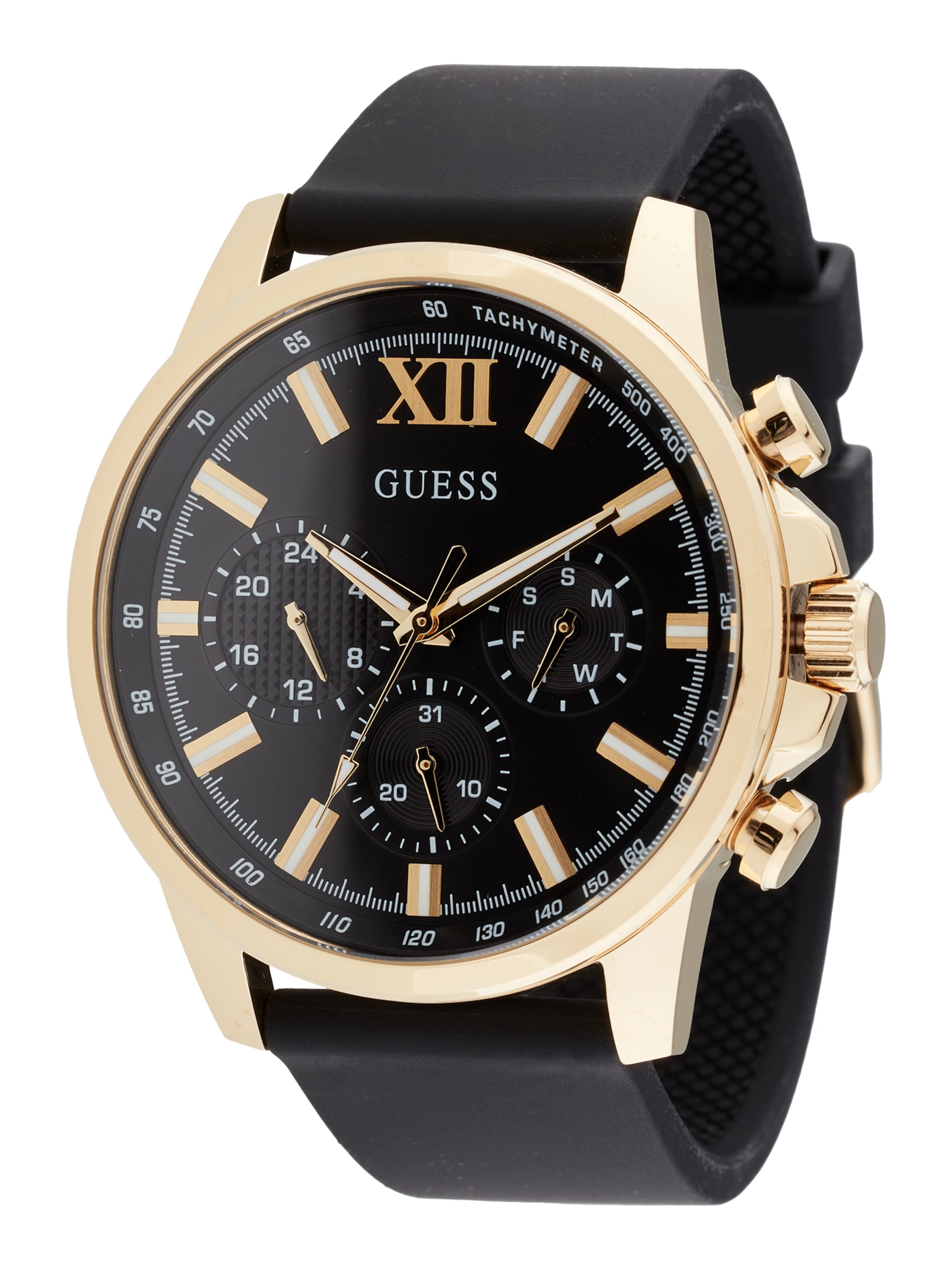 GUESS Часы Analog 'Walker' в черном цвете
GUESS Часы Analog 'Walker' в черном цвете
