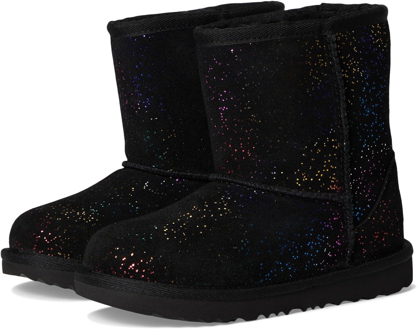 UGG unisex-child T Classic II Shimmer Sky, Black/Rainbow Metallic
UGG unisex-child T Classic II Shimmer Sky, Black/Rainbow Metallic