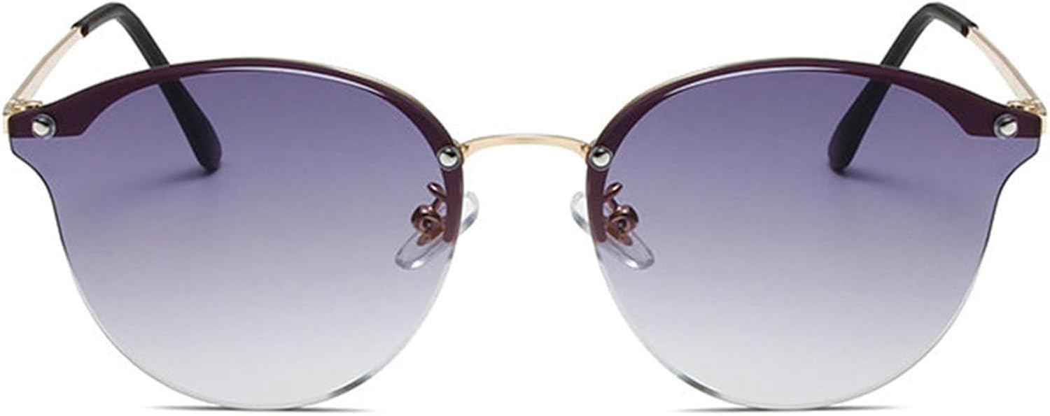 Willochra Популярные женские и мужские солнцезащитные очки овальной формы «кошачий глаз» для женщин и мужчин, для путешествий, с защитой от УФ-излучения UV400, без оправы, круглые, с градиентным переходом цвета, C2
Willochra Популярные женские и мужские солнцезащитные очки овальной формы «кошачий глаз» для женщин и мужчин, для путешествий, с защитой от УФ-излучения UV400, без оправы, круглые, с градиентным переходом цвета, C2