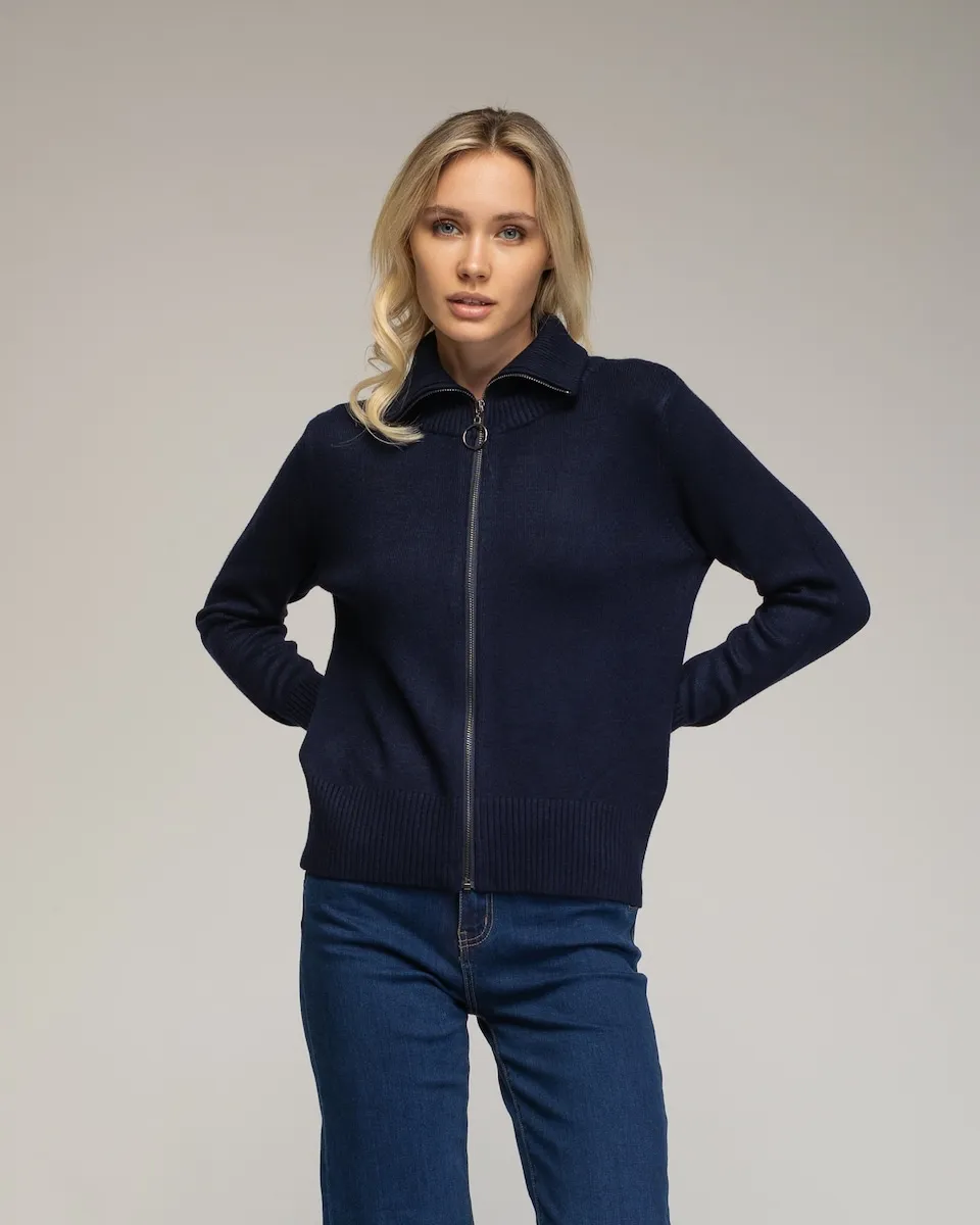 Женская вязаная куртка на молнии Tantra, темно-синий
Женская вязаная куртка на молнии Tantra, темно-синий