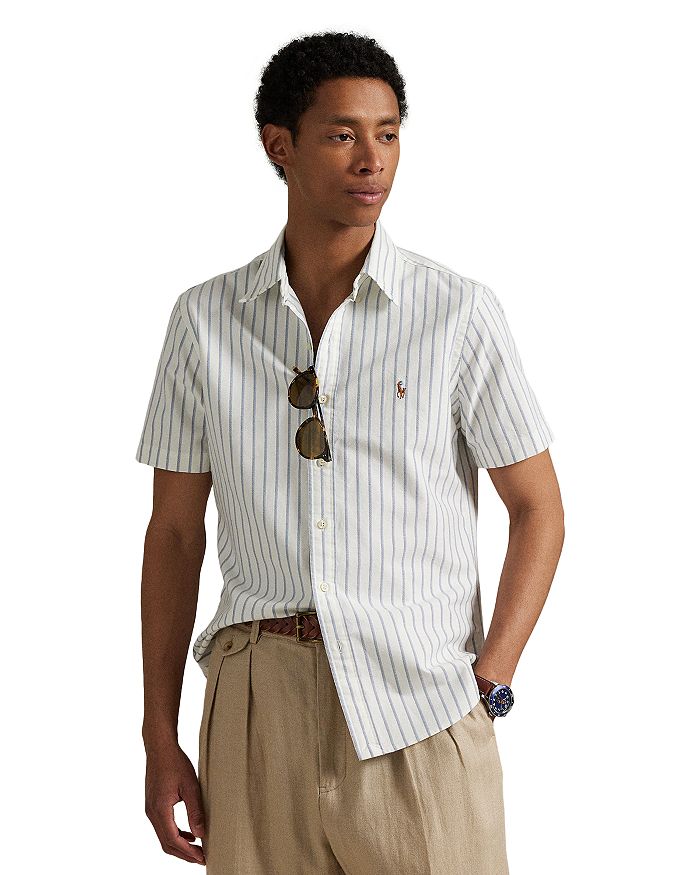 Классическая полосатая рубашка Oxford Polo Ralph Lauren, синий
Классическая полосатая рубашка Oxford Polo Ralph Lauren, синий