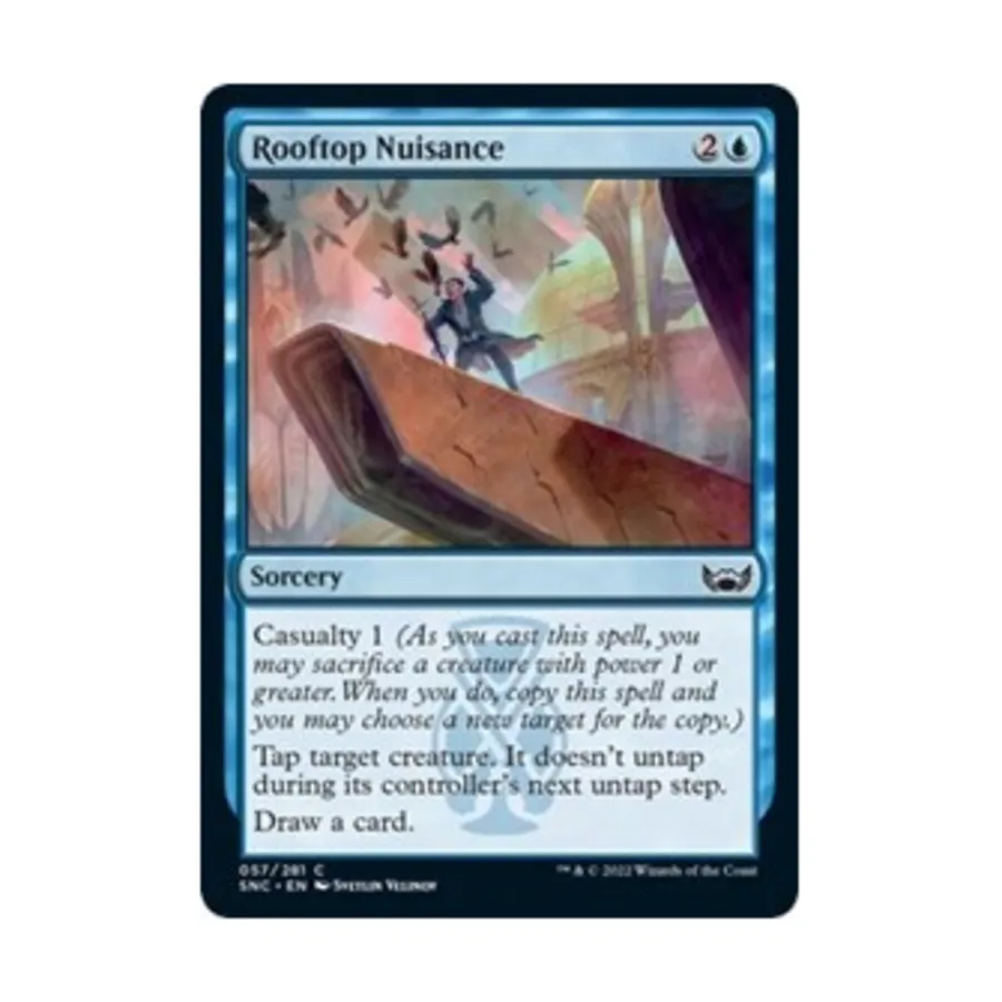 CCG Неприятности на крыше (C), MTG - Streets of New Capenna
CCG Неприятности на крыше (C), MTG - Streets of New Capenna