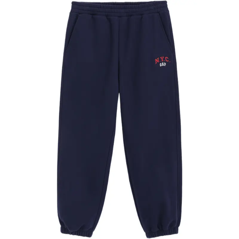 Осенне-зимние спортивные трикотажные брюки мужские GAP, серые 
Осенне-зимние спортивные трикотажные брюки мужские GAP, серые