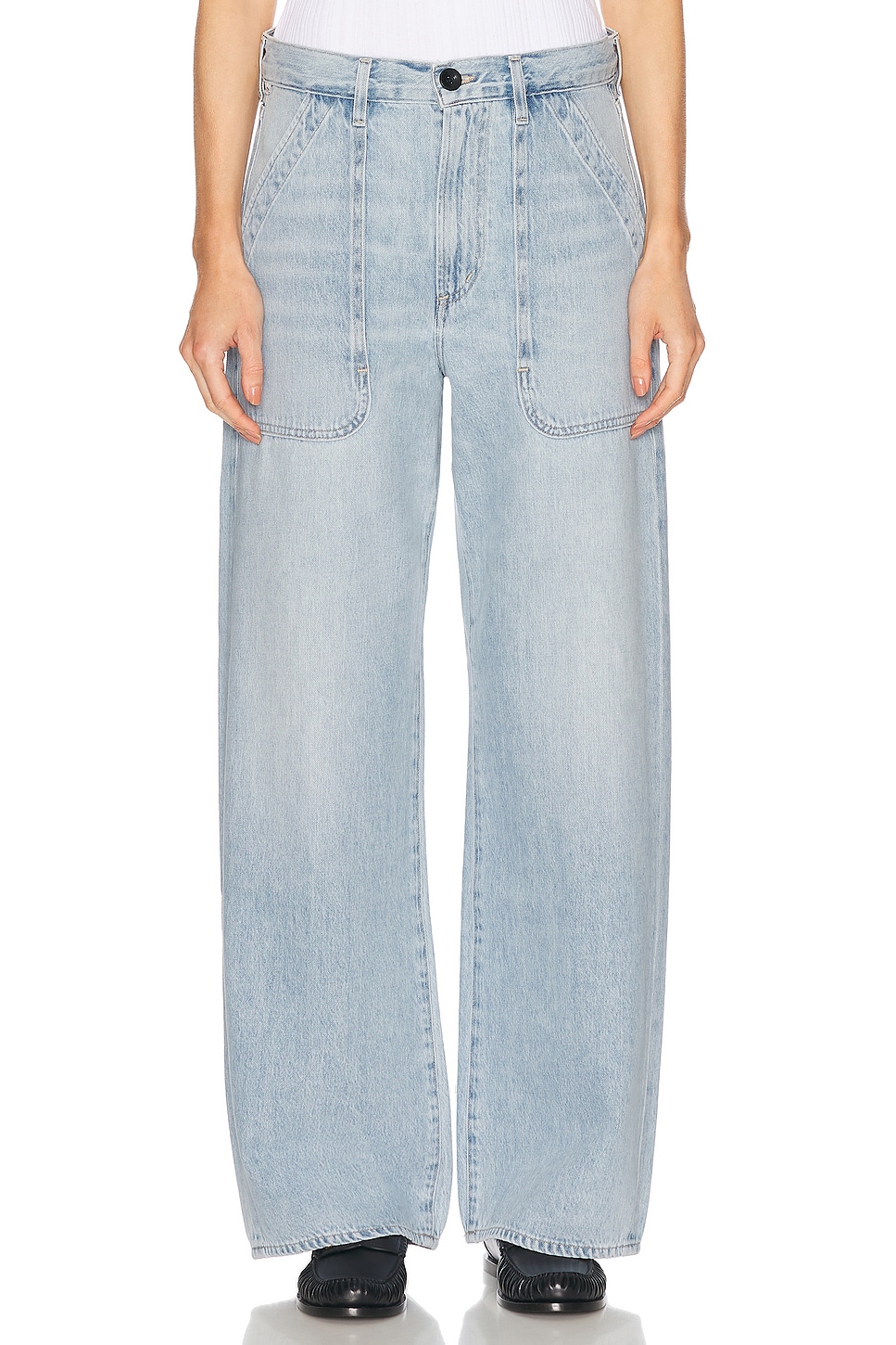 Ayla Брюки карго Jeans Citizens Of Humanity, Cloud Nine
Ayla Брюки карго Jeans Citizens Of Humanity, Cloud Nine