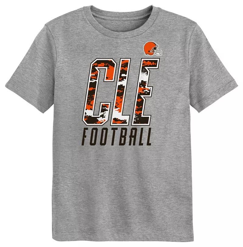 Одежда команды НФЛ Детская камуфляжная футболка Cleveland Browns Team темно-серого цвета с вереском для маленьких детей NFL Team Apparel
Одежда команды НФЛ Детская камуфляжная футболка Cleveland Browns Team темно-серого цвета с вереском для маленьких детей NFL Team Apparel