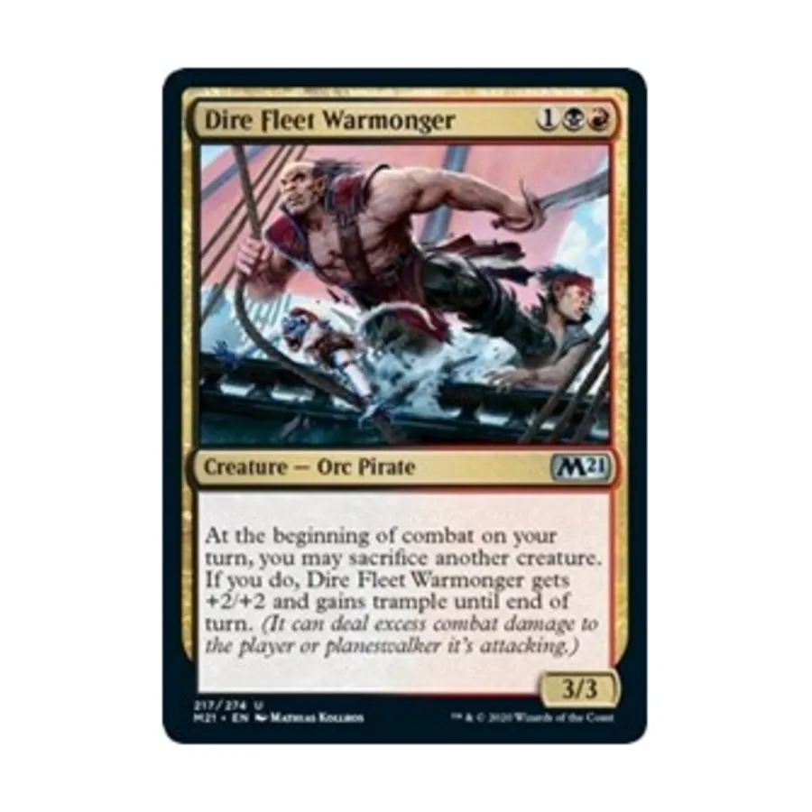 CCG Разжигатель войны ужасного флота (U), MTG - Core Set 2021
CCG Разжигатель войны ужасного флота (U), MTG - Core Set 2021