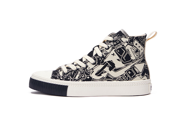 Мужские парусиновые туфли с высоким берцем, белые/черные Istep
Мужские парусиновые туфли с высоким берцем, белые/черные Istep