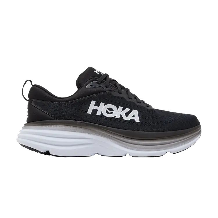 Кроссовки HOKA Bondi 8 2E Wide 'Black White', черный
Кроссовки HOKA Bondi 8 2E Wide 'Black White', черный