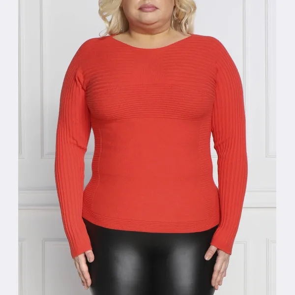 Свитер стандартного кроя больших размеров с аббревиатурой с добавлением шерсти и кашемира Persona By Marina Rinaldi, красный
Свитер стандартного кроя больших размеров с аббревиатурой с добавлением шерсти и кашемира Persona By Marina Rinaldi, красный