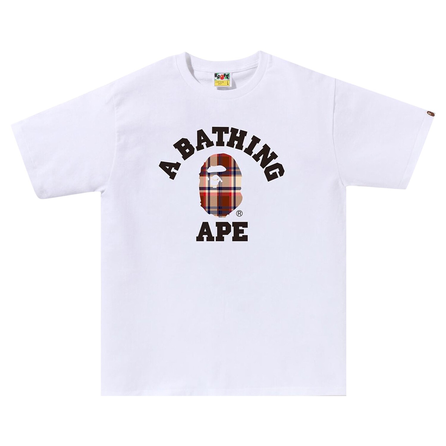 Футболка в клетку BAPE, цвет Белый/красный
Футболка в клетку BAPE, цвет Белый/красный