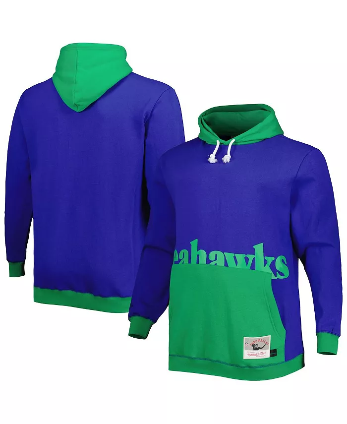 Мужская утепленная толстовка с капюшоном Seattle Seahawks, цвет Royal Green, размеры Big and Tall, модель Big Face Pullover Hoodie Mitchell & Ness
Мужская утепленная толстовка с капюшоном Seattle Seahawks, цвет Royal Green, размеры Big and Tall, модель Big Face Pullover Hoodie Mitchell & Ness