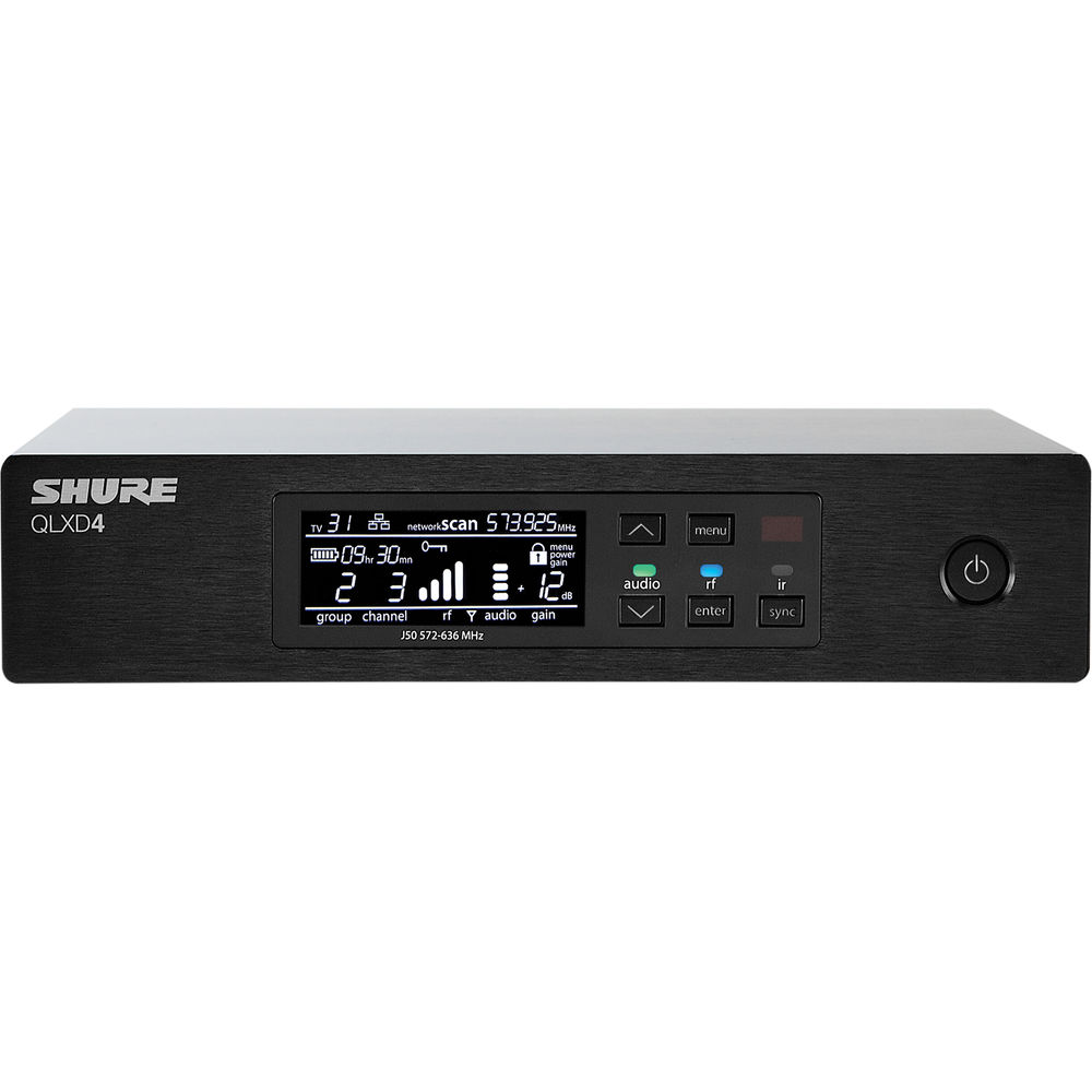 Беспроводной приемник Shure QLXD4 Digital Wireless Receiver QLXD4-H50
Беспроводной приемник Shure QLXD4 Digital Wireless Receiver QLXD4-H50