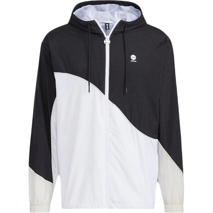 Куртка мужская черная/белая Adidas, черный/белый 
Куртка мужская черная/белая Adidas, черный/белый