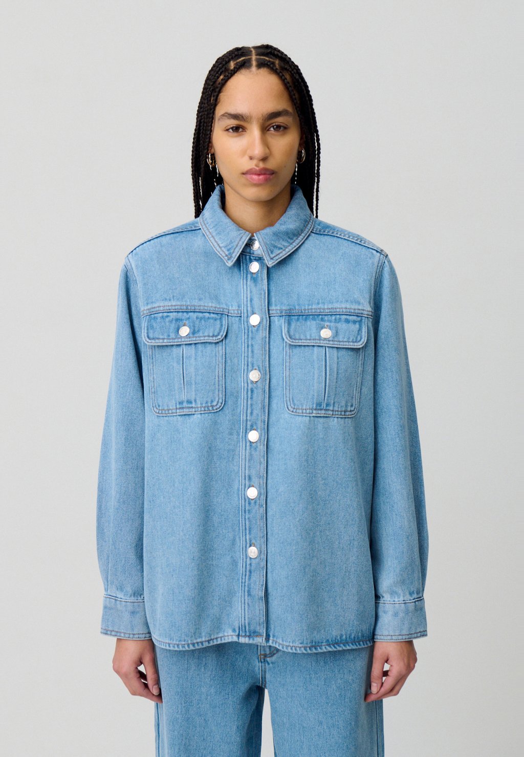 Рубашка Claudie Pierlot, светло-голубой
Рубашка Claudie Pierlot, светло-голубой