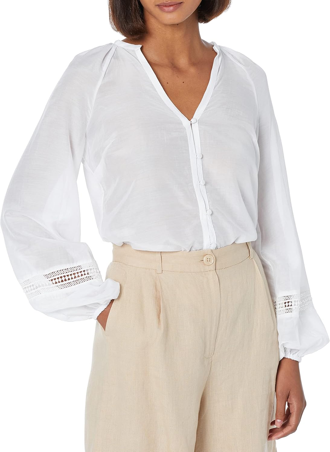 GUESS Женская длинная рубашка Ryan Voile, Pure White
GUESS Женская длинная рубашка Ryan Voile, Pure White