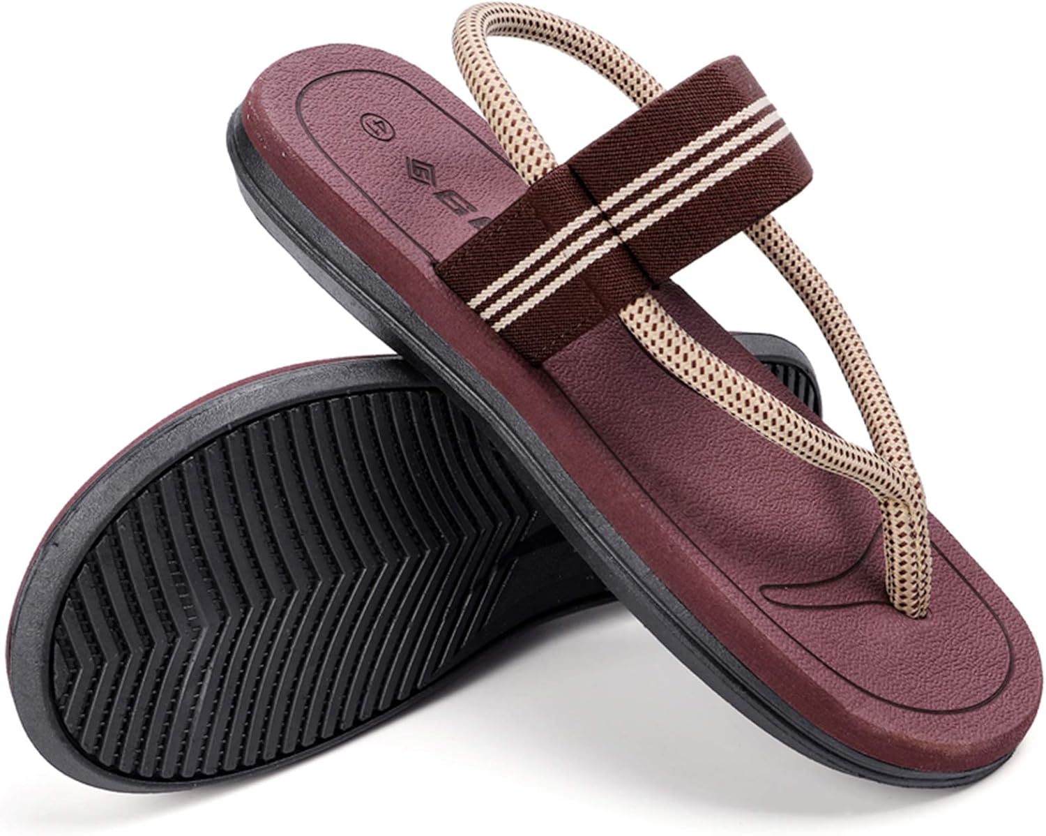 Мужские сандалии-шлепанцы CYian, резиновые шлепанцы для мужчин с модной эластичной застежкой, свободная регулировка, для дома и улицы, коричневый
Мужские сандалии-шлепанцы CYian, резиновые шлепанцы для мужчин с модной эластичной застежкой, свободная регулировка, для дома и улицы, коричневый