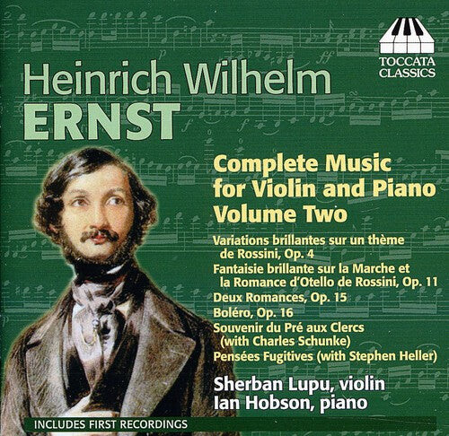 CD диск Ernst / Lupu / Hobson: Complete Music Violin & Piano 2
CD диск Ernst / Lupu / Hobson: Complete Music Violin & Piano 2
